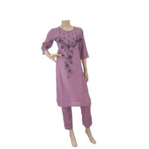 Opera Mauve Cotton Palazzo Set BK#1008