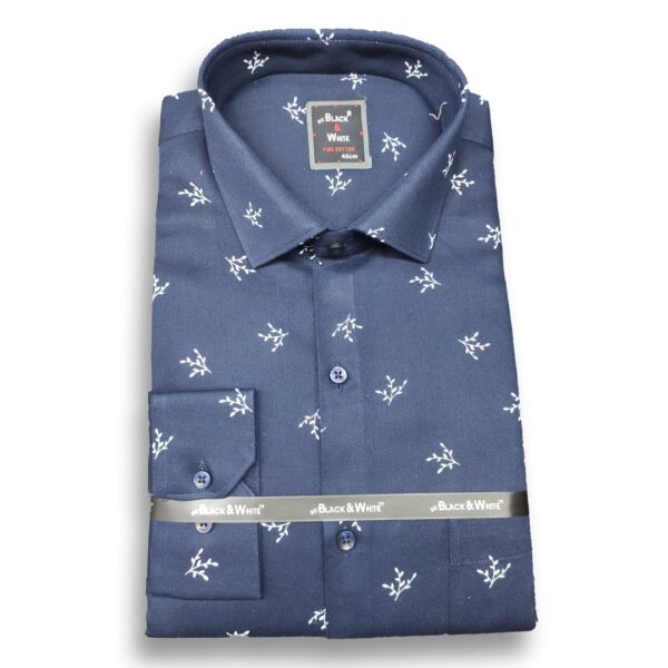 Black & White Collection – Abstract Pattern Shirt 1290#2