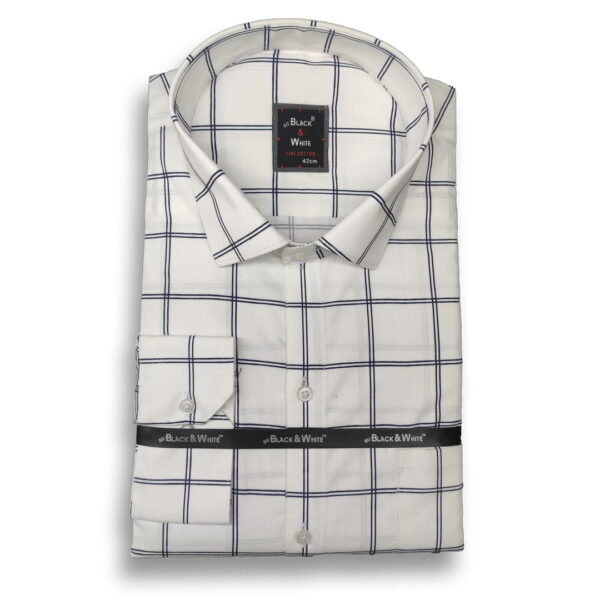 Black & White Collection – Checkered Shirt 1299#2