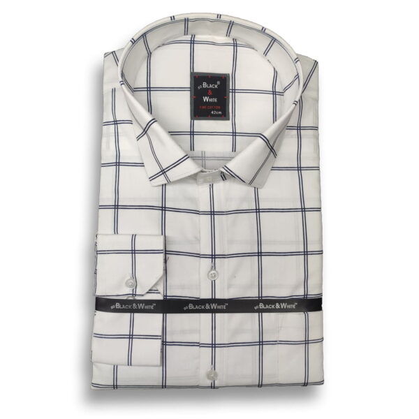 Black &Amp; White Collection – Checkered Shirt 1299#2