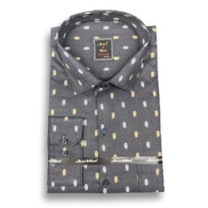Black & White Collection – Abstract Pattern Shirt 1215#3