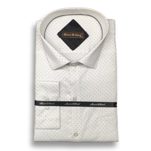Black & White Collection – Dot Pattern Shirt 1066#3