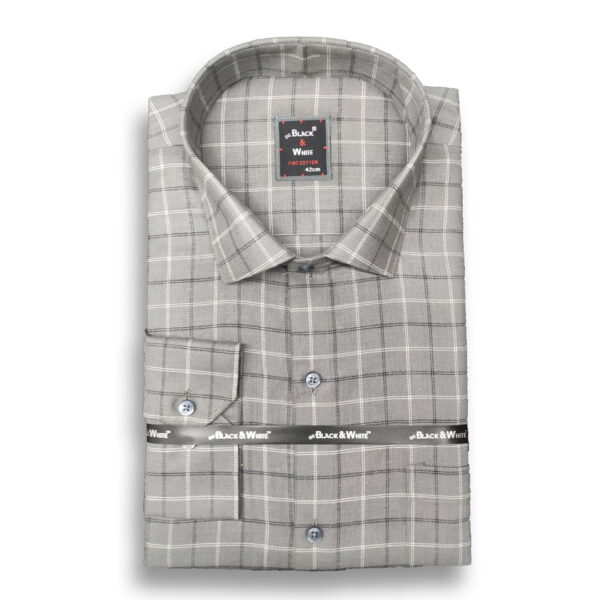 Black &Amp; White Collection – Checkered Shirt 1287#3