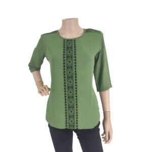 Green Top for girls #11019