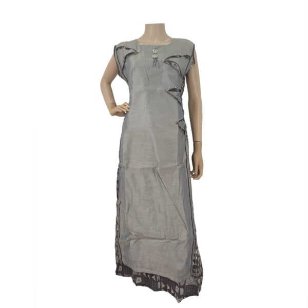 Grey Full Length Kurti BK#207