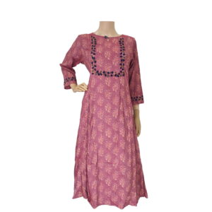 Pink Long Kurti EP#216