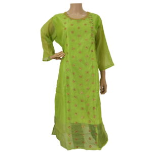 Light Green Long Kurti BK#238