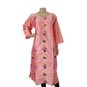 Rose Pink Long Kurti BK#240