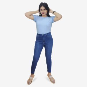 Denim Blue Jeans for women #2494A-BLU