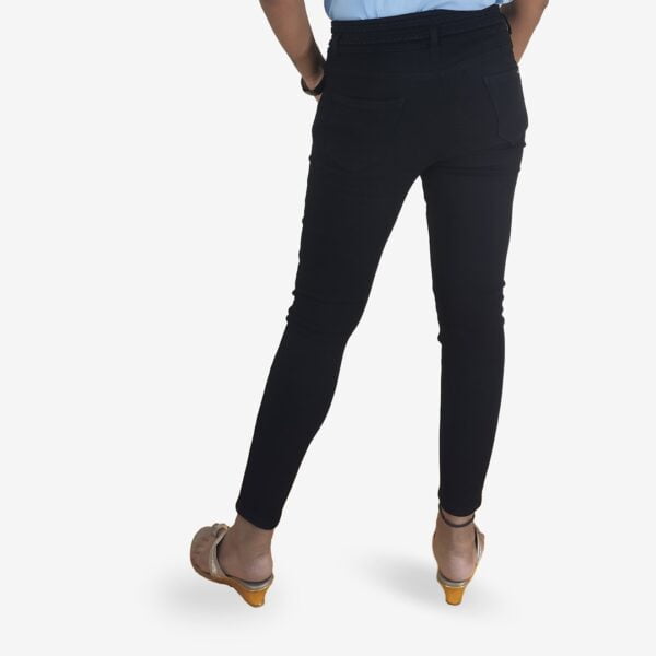 Denim Black Jeans For Women #2638A-Blk