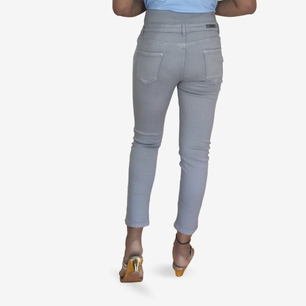 Denim Grey Jeans For Women #2654-Gry