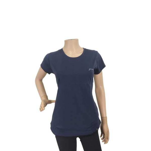 Navy Blue Tshirt For Girls #3538