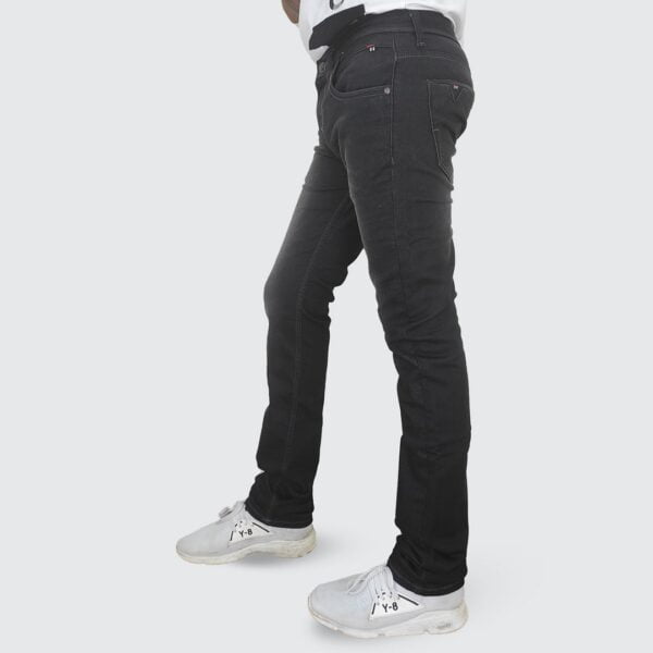 Deejones Black Slim Fit Denim Jeans #F6