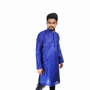 Royal Blue Long Kurta for Men #K1AD