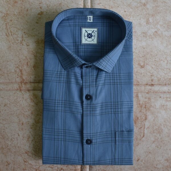 Lxo Premium Shirts Grey Checks 21-21