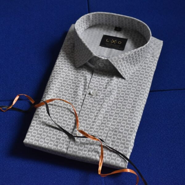 LXO Premium Shirts Grey White H 21-12